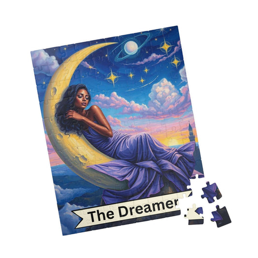The Dreamer Jigsaw Puzzle - Tarot Style Game for Cosmic Art Lovers