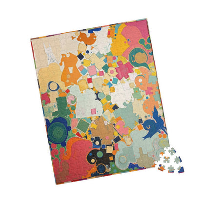 Colorful Abstract Jigsaw Puzzle for Unique Adult Gift Puzzle The Puzzle Chest
