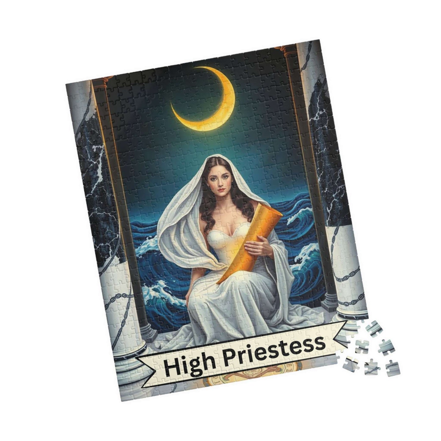 High Priestess Tarot Puzzle: Mystical Jigsaw Puzzle for Adults Puzzle The Puzzle Chest