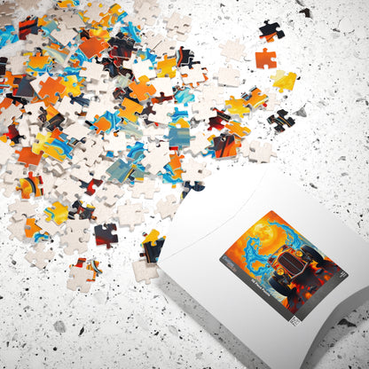 Vintage Car Puzzle - Retro Classic Automobile Artwork, Nostalgic Vehicle Puzzle The Puzzle Chest