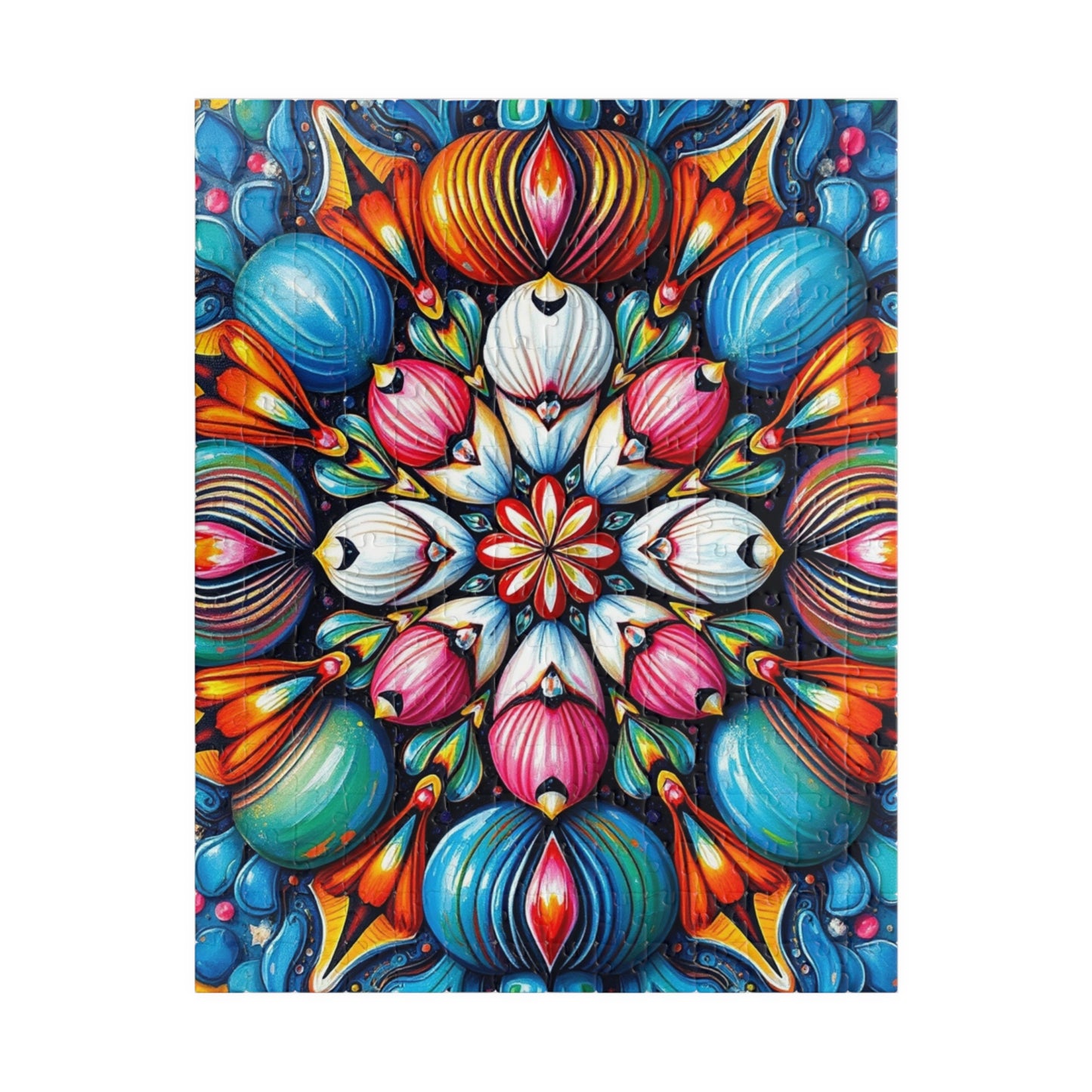 Colorful Mandala Puzzle - Abstract Art Jigsaw Game for Adults 252 pcs (Vertical) Puzzle The Puzzle Chest