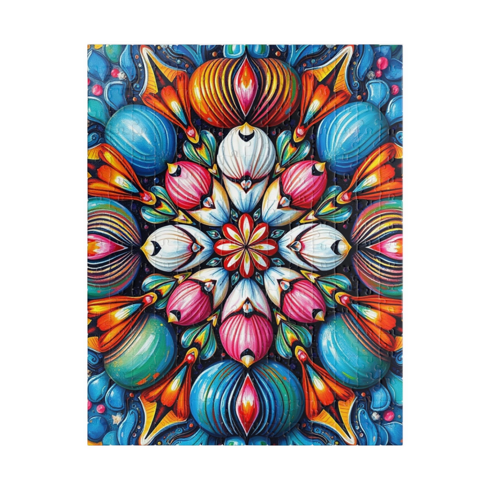 Colorful Mandala Puzzle - Abstract Art Jigsaw Game for Adults 252 pcs (Vertical) Puzzle The Puzzle Chest