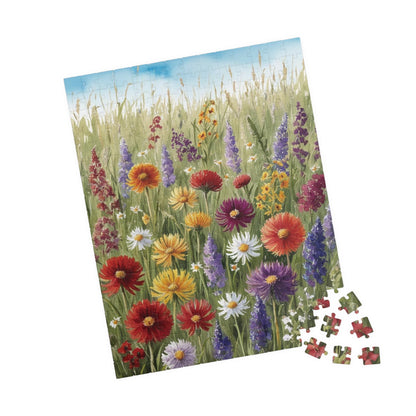 Wildflower Meadow Jigsaw Puzzle for Adult Home Entertainment, 110-1014 Piece, Gift for Puzzle Loving Friends, Family Game Night, Creative Leisure Activity Puzzle The Puzzle Chest