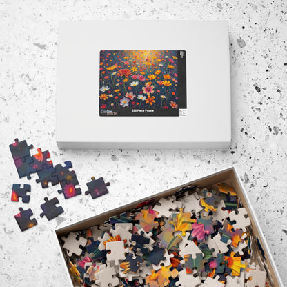 Floral Garden Puzzle, Jigsaw Puzzle for Adults, Fun Family Activity, Gift for Birthday, Relaxing Indoor Game, Brain Teaser, Mindfulness Puzzle The Puzzle Chest