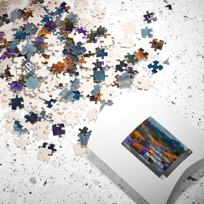 Blooming Desert Jigsaw Puzzle, Inspirational Puzzle Featuring Matthew 19:26 Puzzle The Puzzle Chest