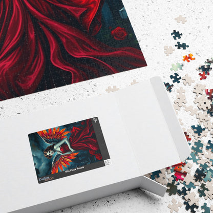 Enchanting Angel Puzzle, Dark Fantasy Celestial Being Gothic Art Jigsaw Game, Perfect Gift for Halloween, 110, 252, 520, 1014-piece Puzzle The Puzzle Chest