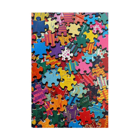 Chaotic Puzzle Piece Jigsaw Puzzle, Challenging Collage Art Game Ideal for Family Bonding Time, Adult Solo Fun, Friend Gift for Puzzle Lover 1014 pcs (Vertical) Puzzle The Puzzle Chest