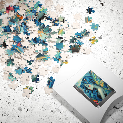 Fairy Dreams Jigsaw Puzzle, Colorful Fantasy Artwork Game for Adult, Relaxing Gift, Family Game Night Unique Puzzle Lover Home Entertainment