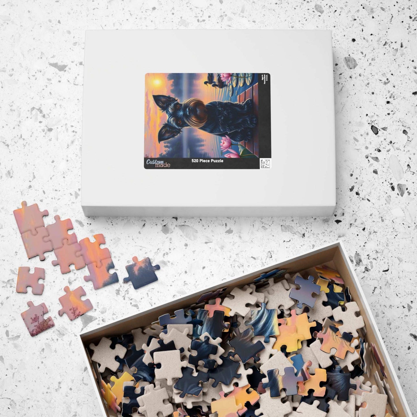 Charming Dog Jigsaw Puzzle - Miniature Schnauzer, Animal Lovers Gift for Pet Owner, Family Game Night, Creative Home Entertainment Puzzle The Puzzle Chest
