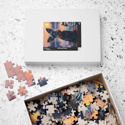 Charming Dog Jigsaw Puzzle - Miniature Schnauzer, Animal Lovers Gift for Pet Owner, Family Game Night, Creative Home Entertainment Puzzle The Puzzle Chest
