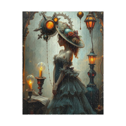 Steampunk Puzzle: Enchanting Design for Puzzle Lovers, Frameable Decor, Gift for Art Lover, Family Game Night Activity, Unique Art Piece 252 pcs (Vertical) Puzzle The Puzzle Chest
