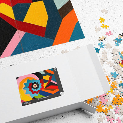 Colorful Abstract Art Puzzle for Fun Family or Solo Activity Puzzle The Puzzle Chest