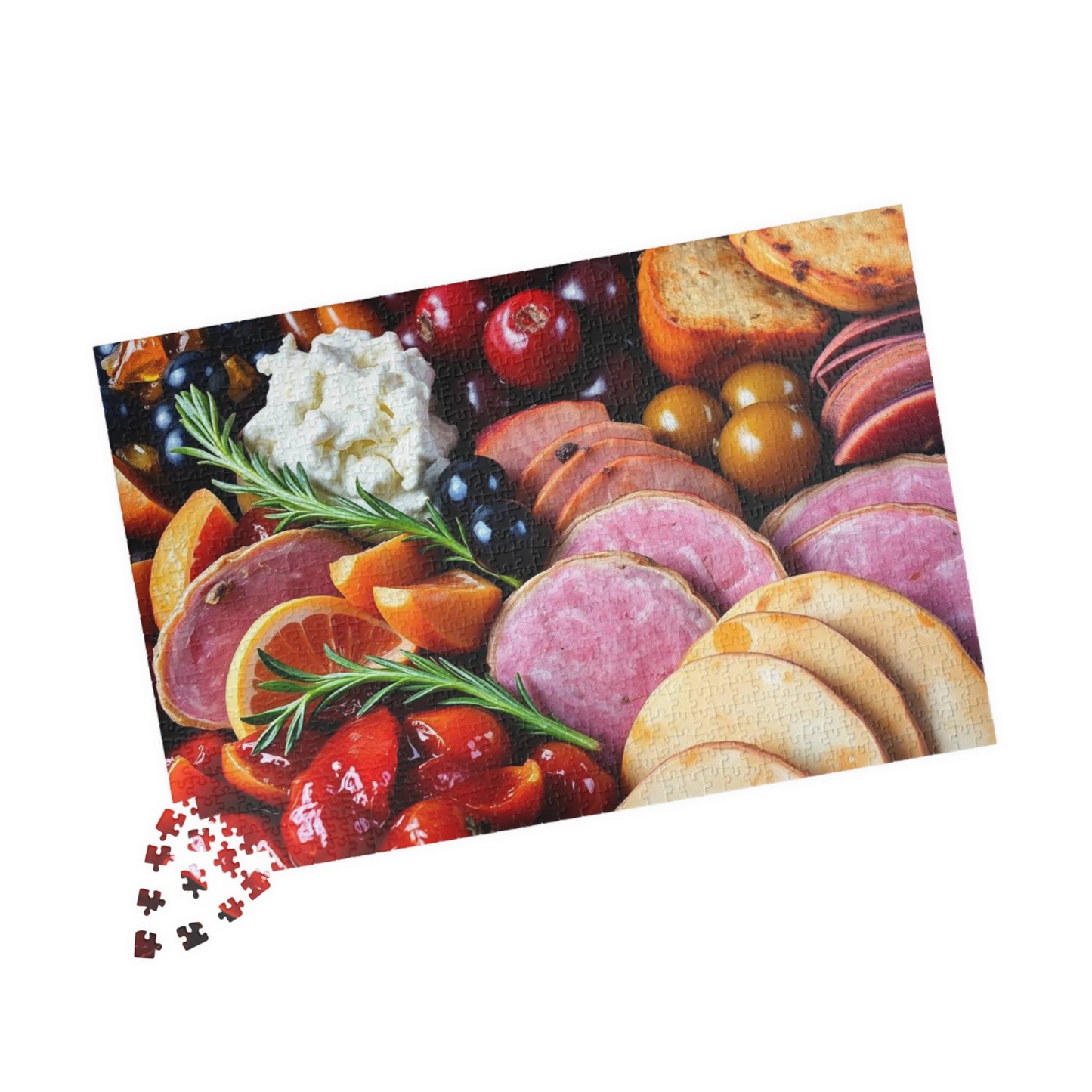 Gourmet Food Puzzle, Fun Family Activity, Foodie Gift, Home Decor Puzzle, Unique Puzzle Gift for Food Lovers, Puzzle for Game Night Puzzle The Puzzle Chest
