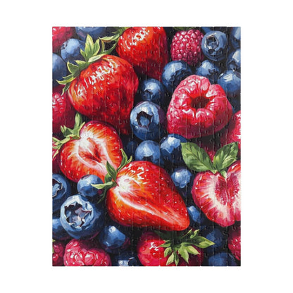 Fruity Jigsaw Puzzle Art - 110, 252, 520, 1014-piece, Foodie Gift for Friends, Family Game Night, Fruit Lover's Challenge 252 pcs (Vertical) Puzzle The Puzzle Chest