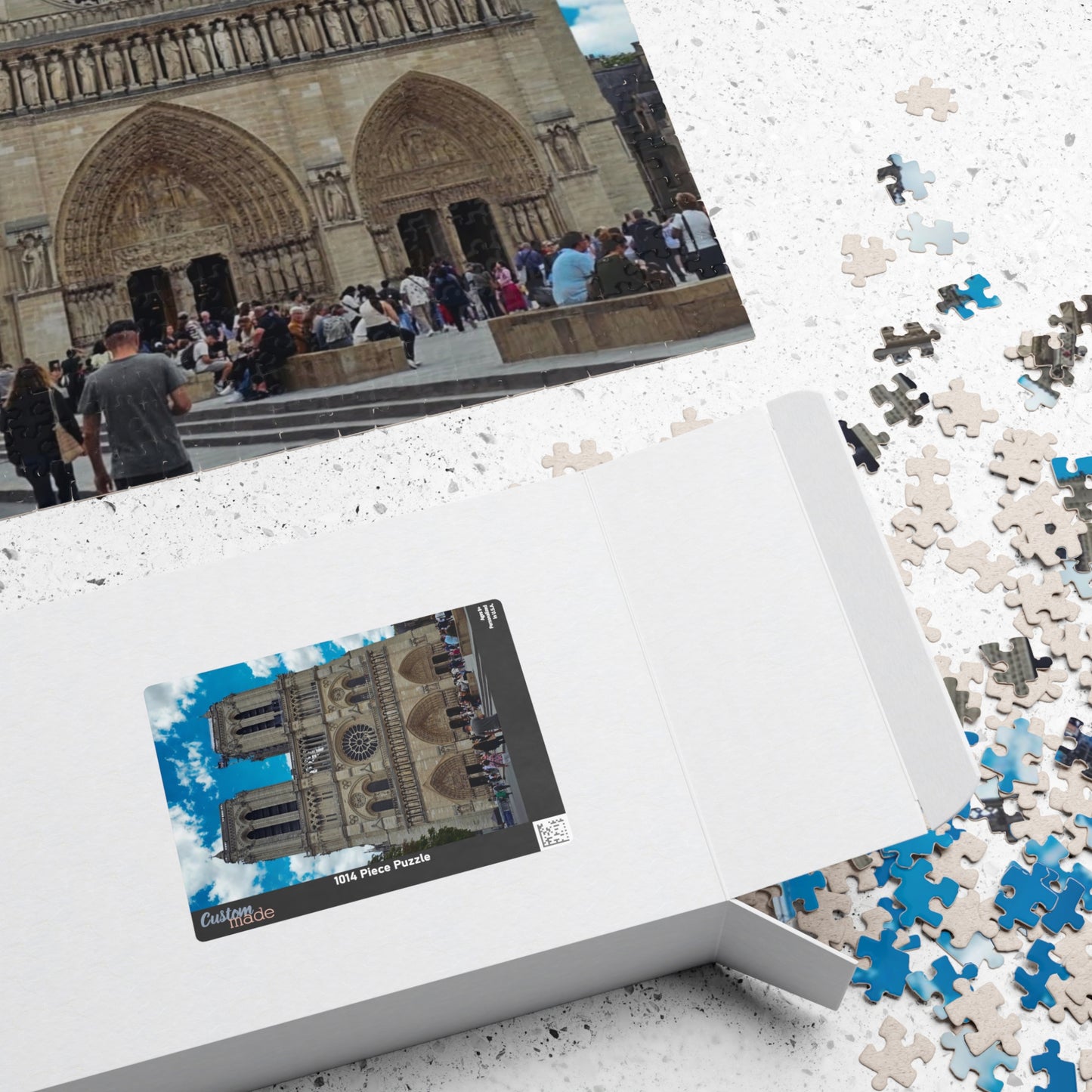 Notre Dame Cathedral Jigsaw Puzzle - Realistic Historical Landmark, Paris France Famous Monument Church, French Gothic Architecture Puzzle The Puzzle Chest