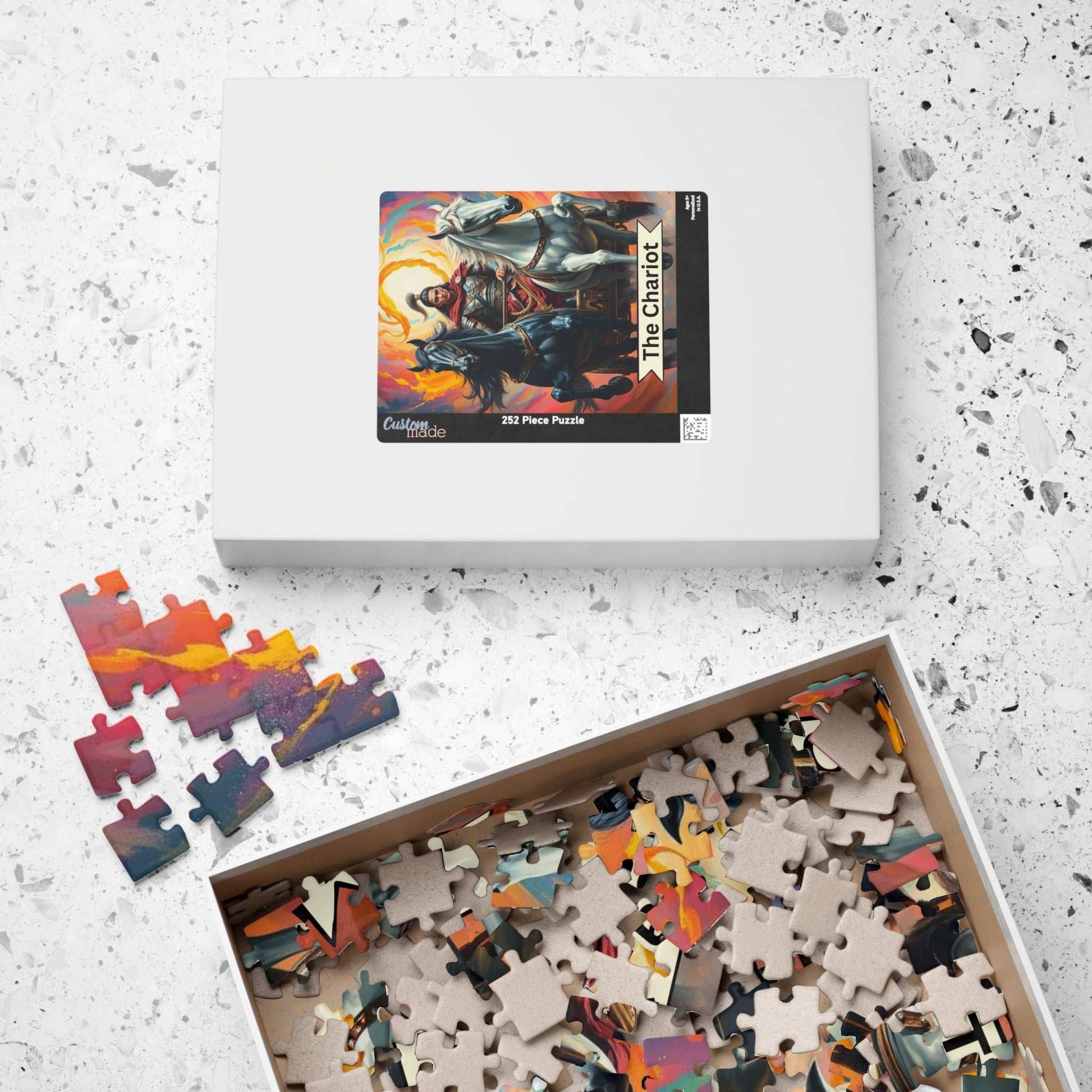 Mystical Chariot Puzzle - Tarot Card Style Jigsaw 110, 252, 520, 1014-piece, Gift, Game Night, Family Fun, Mind Teaser, Collector's Item Puzzle The Puzzle Chest