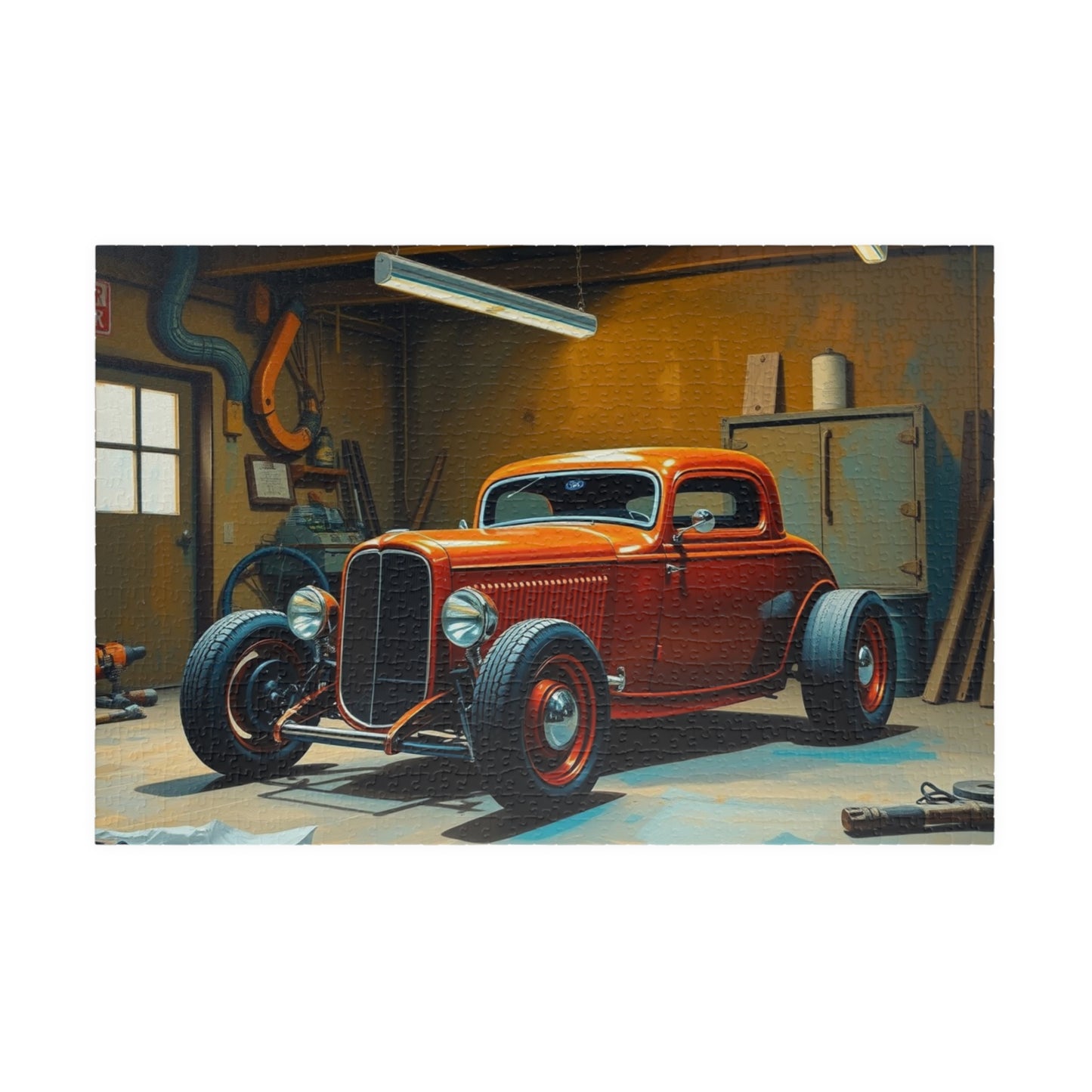 Vintage Car Puzzle - 1932 Deuce Coup, Retro Auto Jigsaw Game, Classic Car Art 1014 pcs (Horizontal) Puzzle The Puzzle Chest