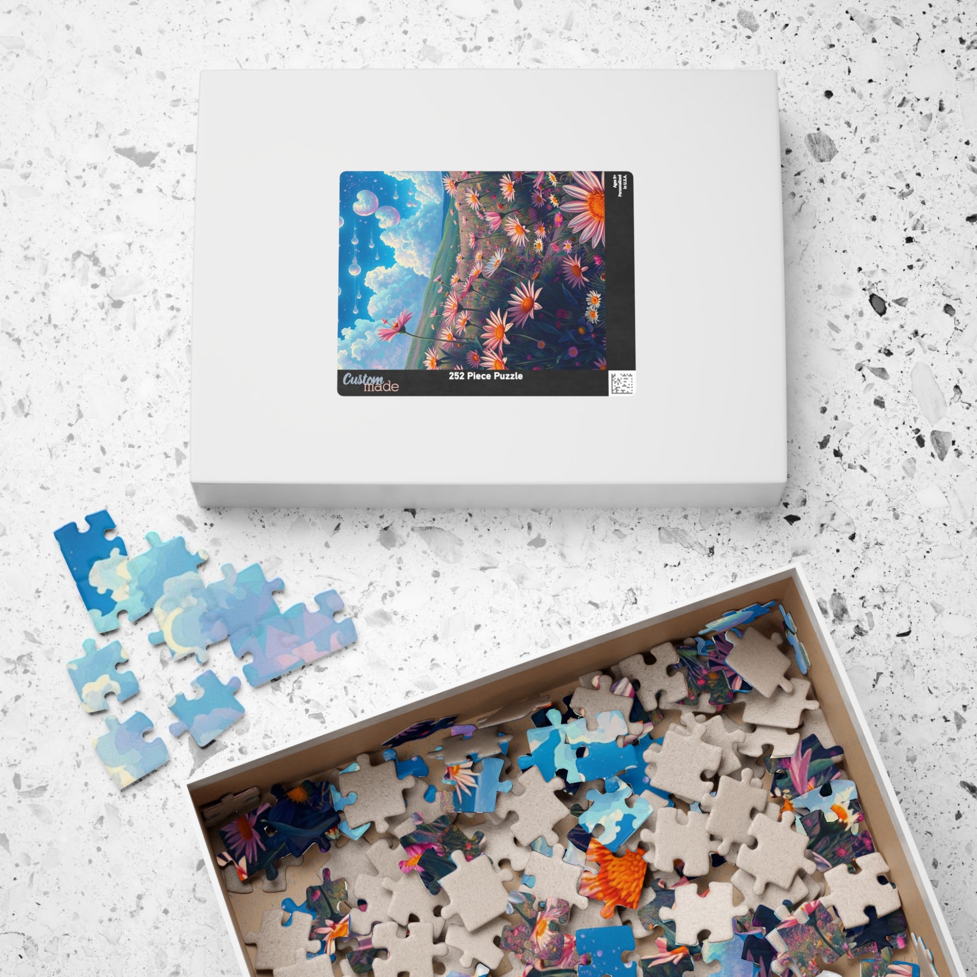 Beautiful Floral Landscape Puzzle | Artistic Jigsaw, Nature-Inspired Gift, Relaxing Activity, Home Decor, Family Fun, Mindfulness Craft Puzzle The Puzzle Chest