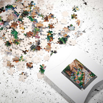 Garden Path Puzzle, 110, 252, 520, 1014-Piece Floral Landscape Jigsaw Game | Relaxing Gift for Puzzle Lovers, Family Activity, Creative Gift Puzzle The Puzzle Chest