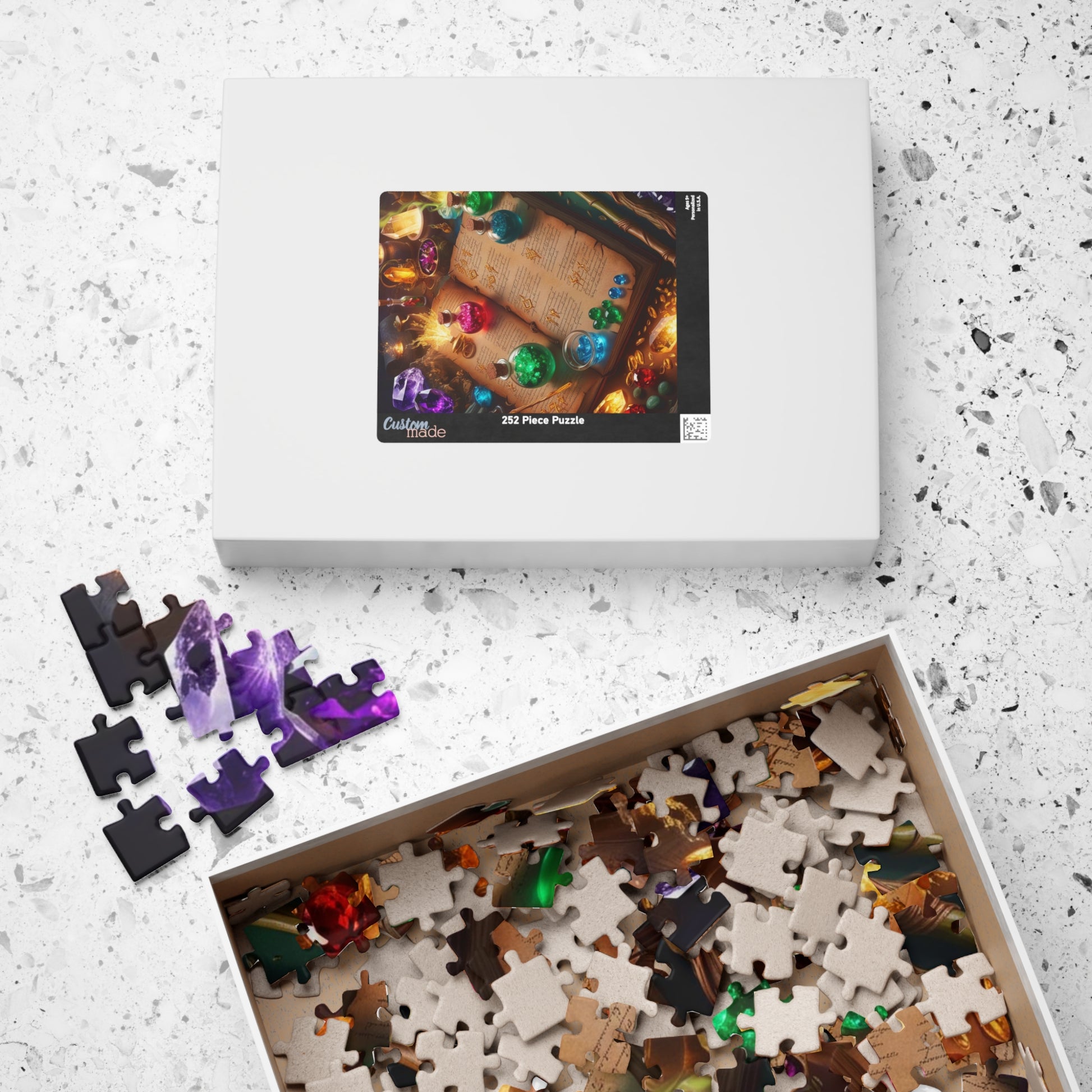 Enchanting Potion-Themed Puzzle, Magical Gift for Puzzle Lovers, Fantasy Decor, Family Game Night, Solo Fun, Mindful Gift for Puzzle Lover The Puzzle Chest