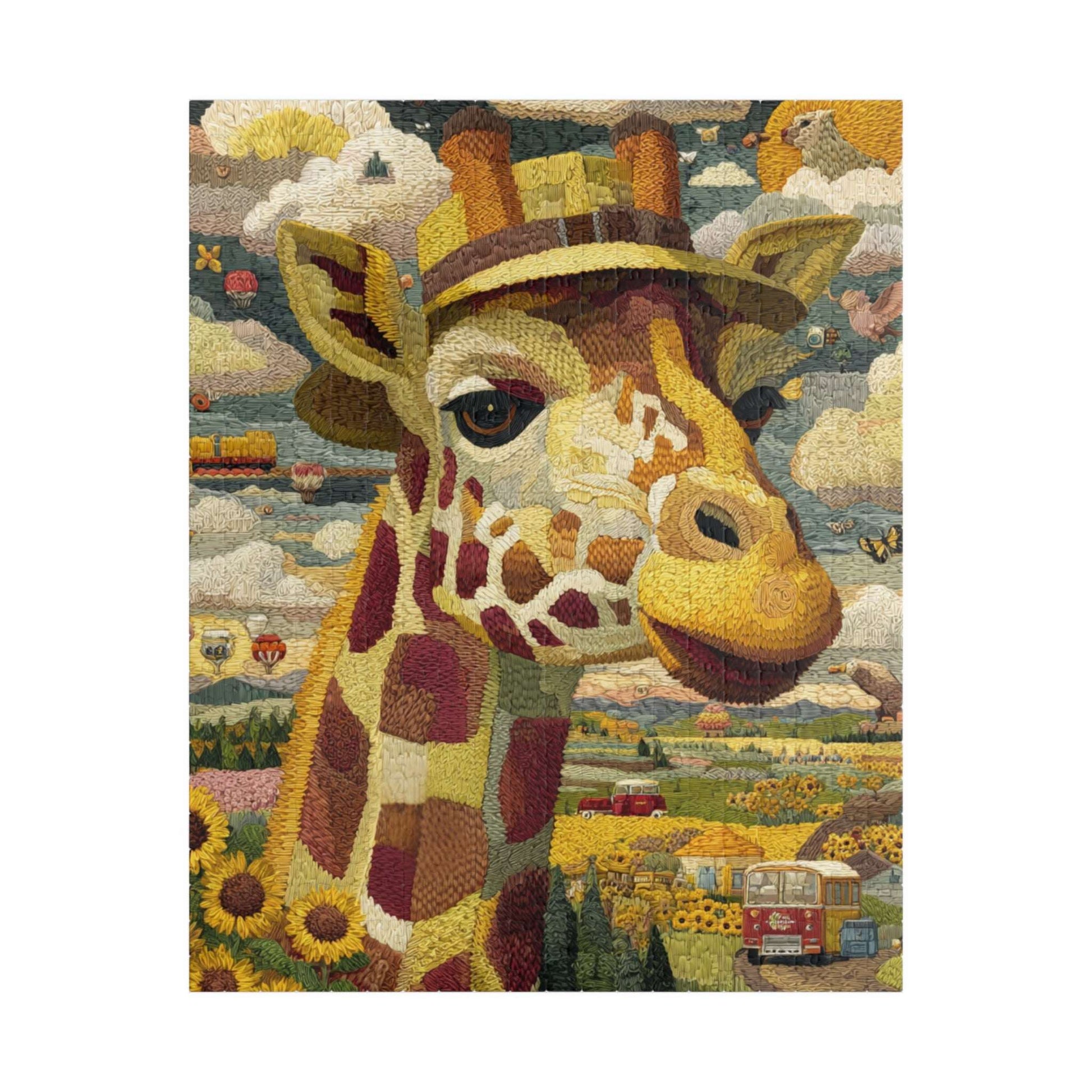 Giraffe Jigsaw Puzzle, Fun Family Activity, Gift for Friends, Home Decor, Relaxing Hobby, Puzzle Lovers Puzzle The Puzzle Chest