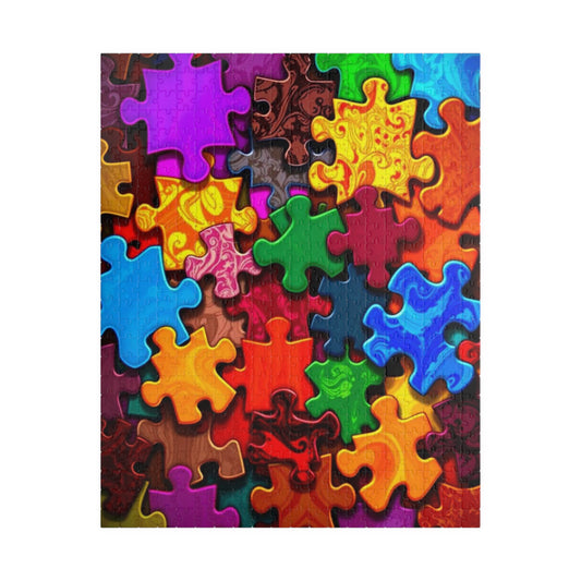 Chaotic Puzzle Piece Jigsaw Collage Puzzle - Fun for Adults, Family Game Night Activity, Creative Hobby, Senior Mental Exercise 520 pcs (Vertical) Puzzle The Puzzle Chest