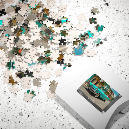 Vintage Car Puzzle - 1957 Convertible Jigsaw Game Puzzle The Puzzle Chest
