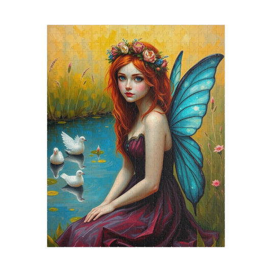 Reflective Spring Pond Fairy Jigsaw Puzzle 110-1014 Pieces, Ideal for Family Activity, Holiday Birthday Gift for Puzzle Lover, Brain Teaser