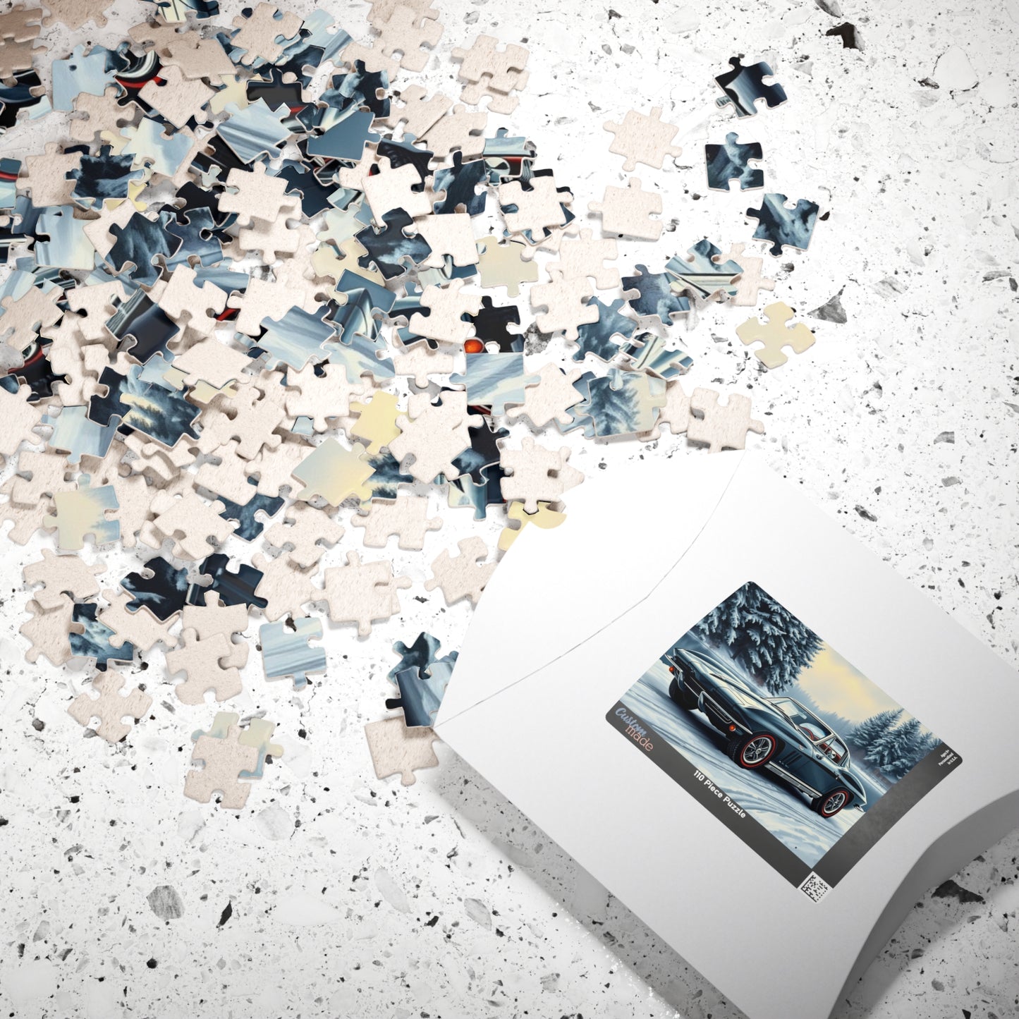 Vintage Car Puzzle Classic 1963 Retro Automobile Friend Gift for Car Lovers Puzzle The Puzzle Chest