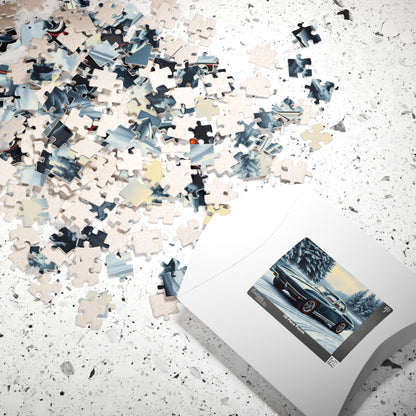 Vintage Car Puzzle Classic 1963 Retro Automobile Friend Gift for Car Lovers Puzzle The Puzzle Chest