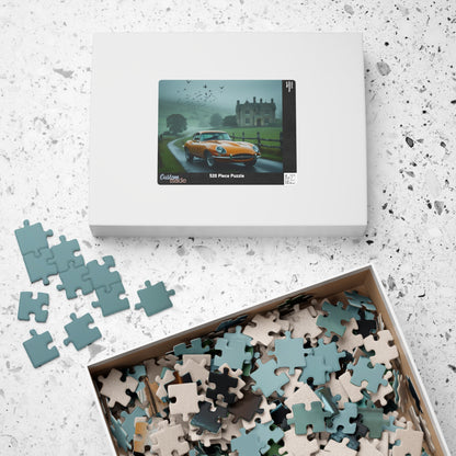 Vintage Car Puzzle, 110-1014 Piece 1961 Classic Auto Jigsaw Game Puzzle The Puzzle Chest