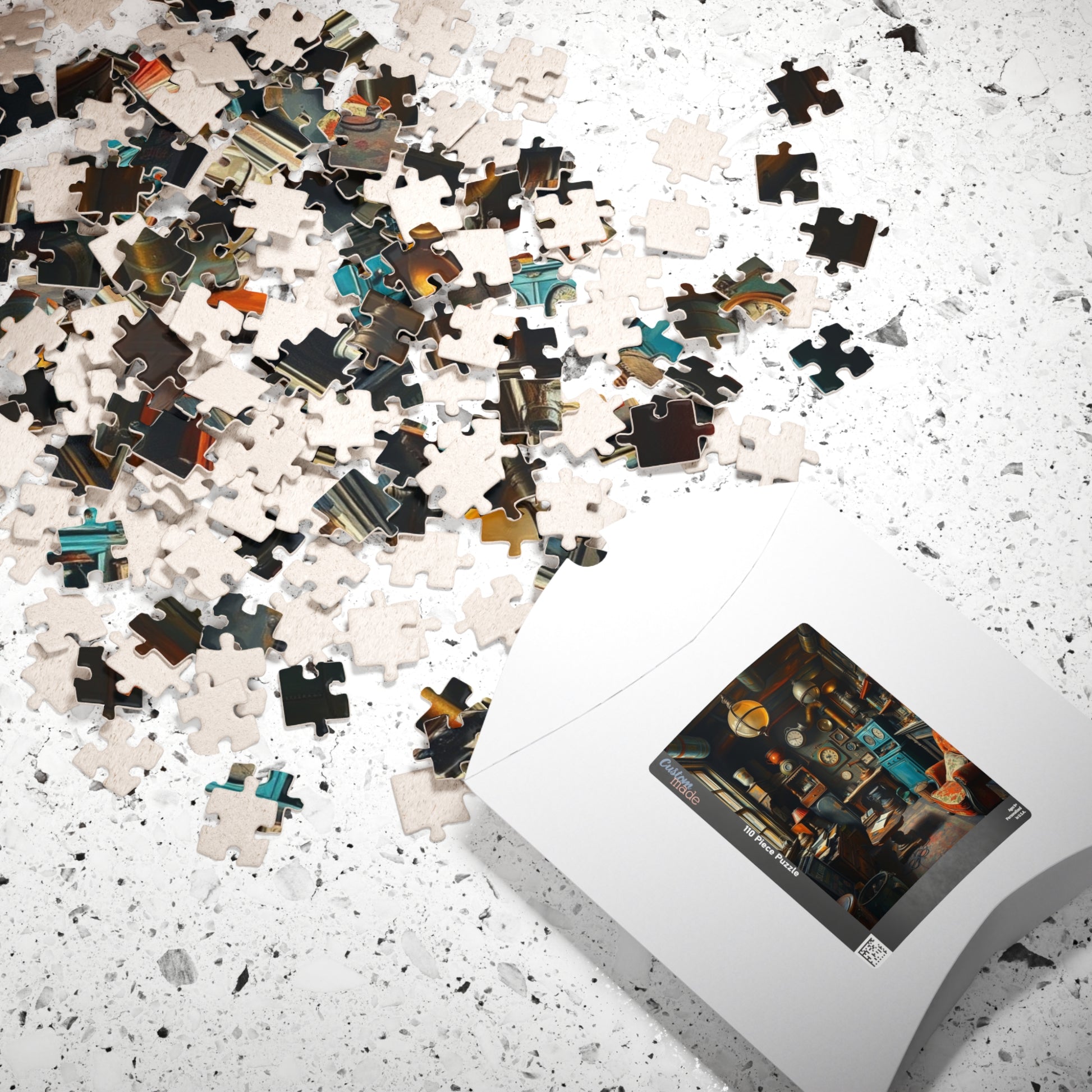 Cozy Steampunk Home Office Puzzle - 110, 252, 520, 1014-piece, Perfect for Family Night, Unique Gift for Puzzle Lovers, Relaxing Activity Puzzle The Puzzle Chest
