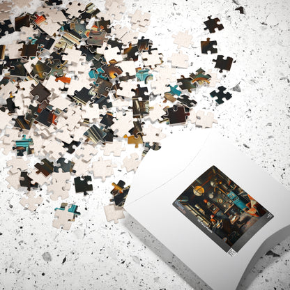 Cozy Steampunk Home Office Puzzle - 110, 252, 520, 1014-piece, Perfect for Family Night, Unique Gift for Puzzle Lovers, Relaxing Activity Puzzle The Puzzle Chest