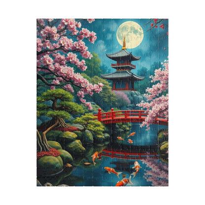 Scenic Koi Pond Puzzle, Relaxing Nature Art, Landscape Game Great for Family Time, Gifts for Puzzle Lovers, 110-1014 Piece Options 252 pcs (Vertical) Puzzle The Puzzle Chest