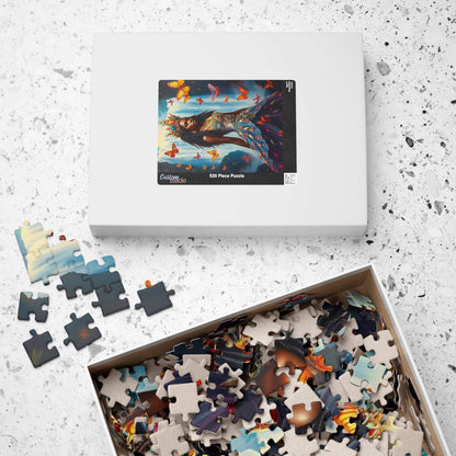 Spirit of the Waterfall Princess Puzzle - Dreamy African Princess Fantasy Jigsaw with Rainbow Mist Puzzle The Puzzle Chest