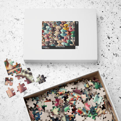 Pastel Coquette Bows Jigsaw Puzzle, 110-1014 Piece Family Fun Game, Calming Hobby, Best Unique Gift Idea, Home Entertainment Hobby Puzzle The Puzzle Chest