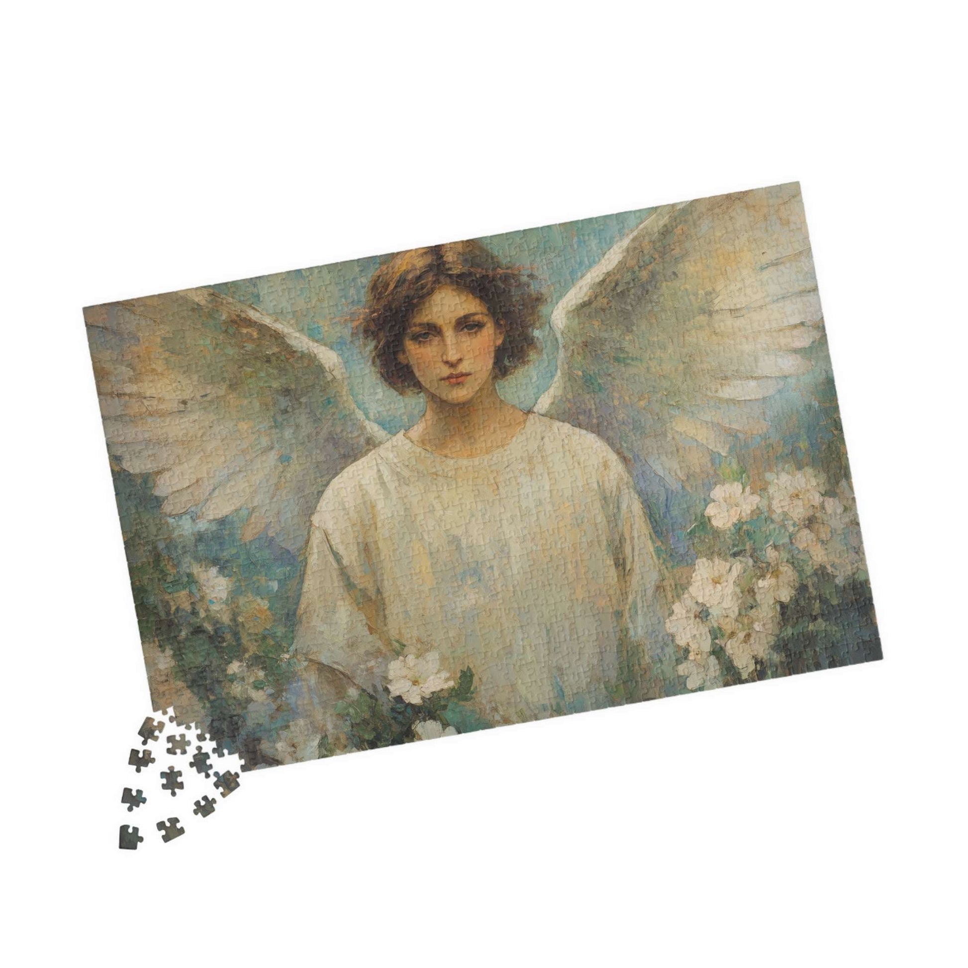 Angel Portrait Puzzle | Religious Art Jigsaw Game, Christian