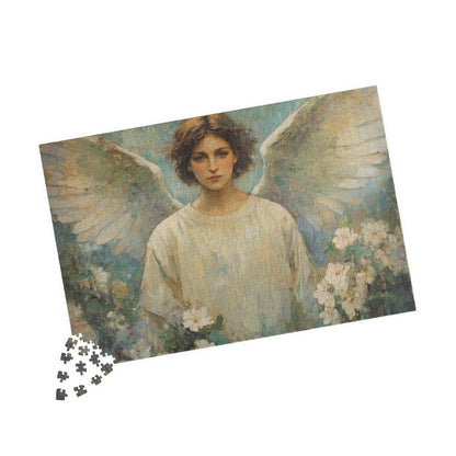 Angel Portrait Puzzle | Religious Art Jigsaw Game, Christian