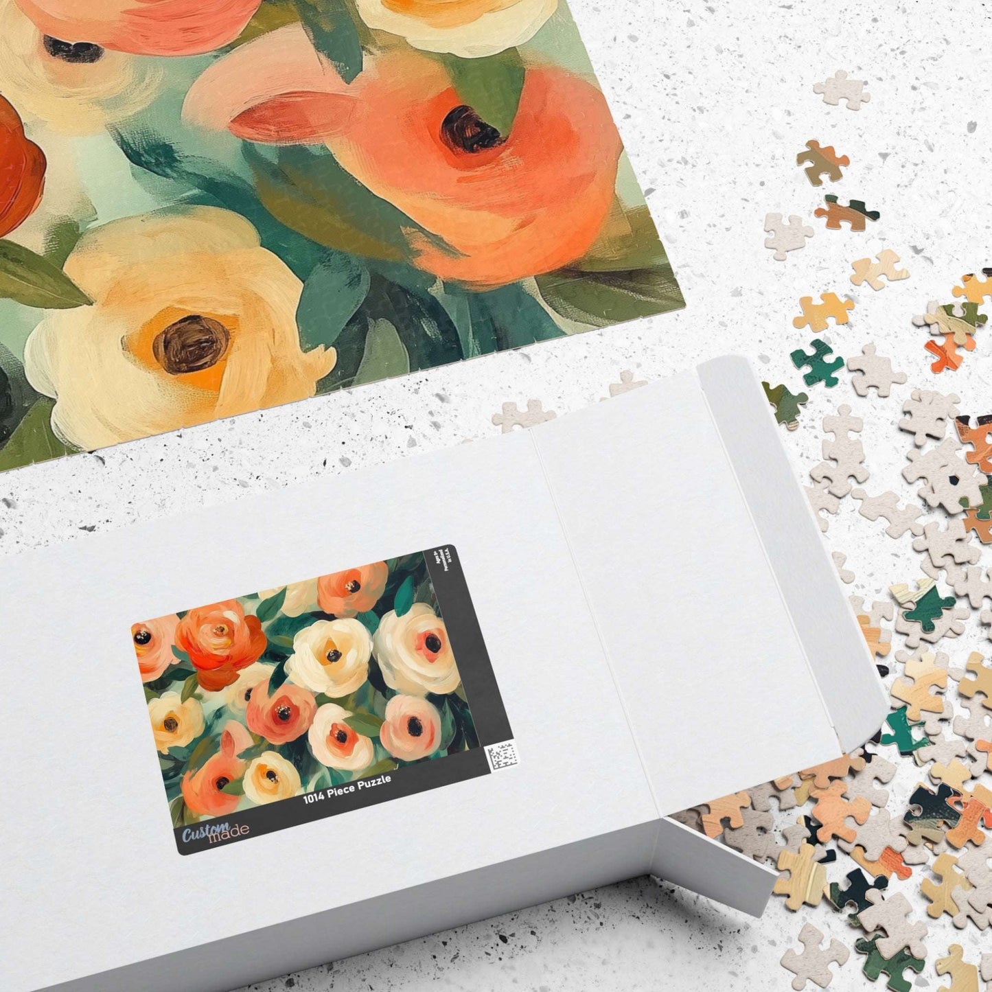 Floral Camellia Jigsaw Puzzle — Decorative Puzzle