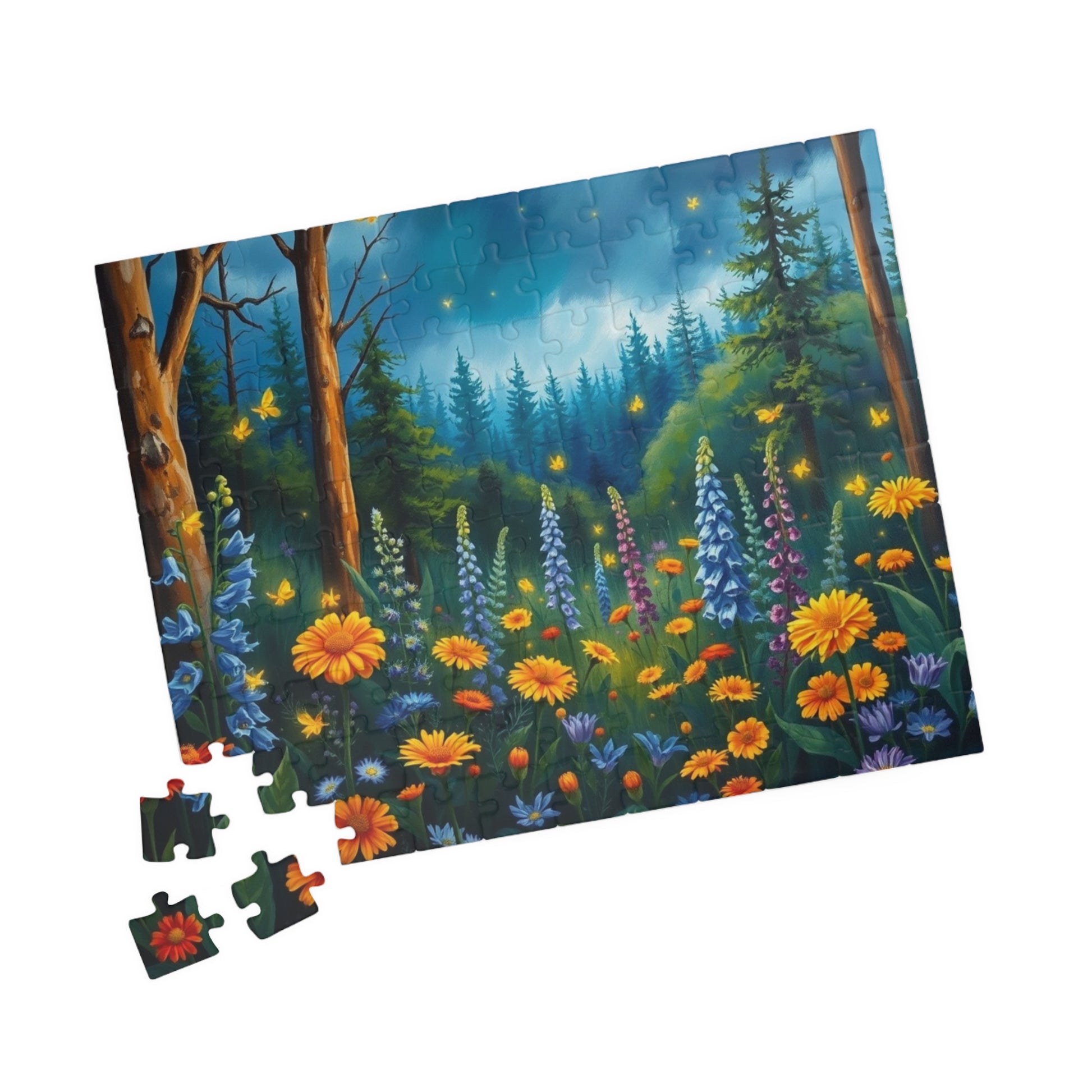 Flower Garden Landscape Puzzle | Nature Lover Gift, Family Activity, Eco-Friendly Game, Holiday Birthday Puzzle Enthusiast Hobbyist Present Puzzle The Puzzle Chest