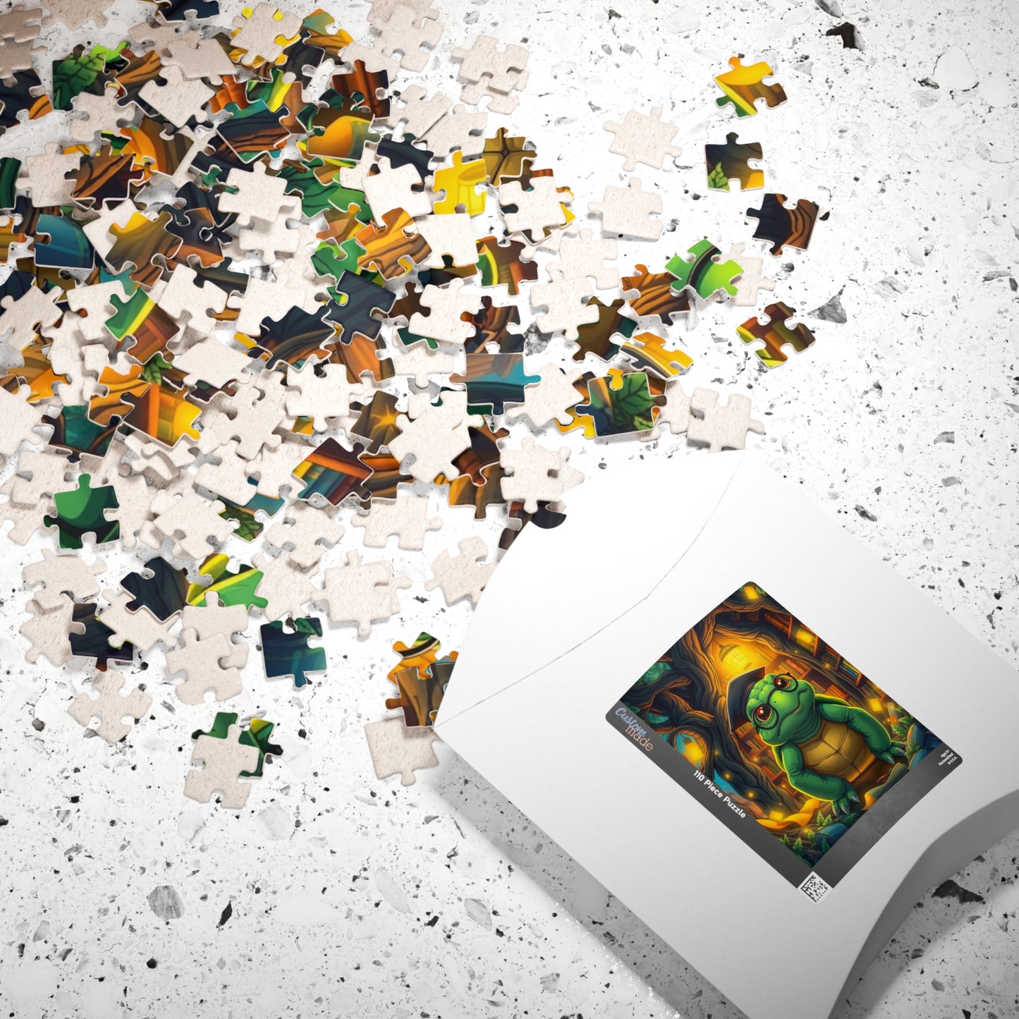 Whimsical Turtle Jigsaw Puzzle, Fun Gift for Adults, Educational Brain Teaser, Perfect for Family Game Night, Home Entertainment Puzzle The Puzzle Chest