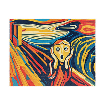 The Scream Modern Jigsaw Puzzle - Inspired By Edvard Munch 252 pcs (Horizontal) Puzzle The Puzzle Chest