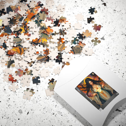 Mythical Moon Goddess Puzzle, 110-1014 Piece Jigsaw Game, Mindful Family Entertainment or Solo Fun, Perfect Gift for Puzzle Fantasy Lover