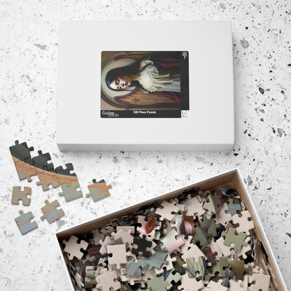 Artistic Portrait Puzzle, Unique Jigsaw Puzzle for Adults, Perfect Gift for Gothic Art Lover and Puzzle Enthusiast, Mindfulness Activity Puzzle The Puzzle Chest