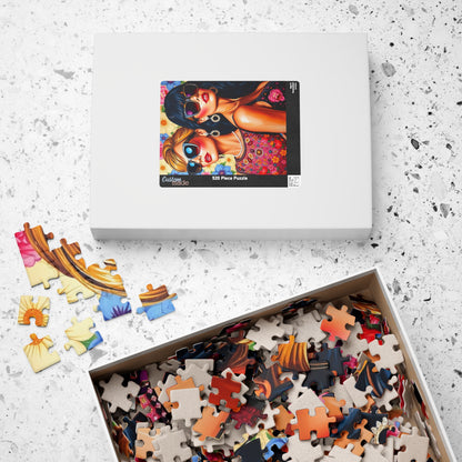 Chic Glamour Puzzle - Pop Art Jigsaw Game, Fashionista Vibes, Home Entertainment, Gift Idea, Family Fun, Brain Teaser, Woman Empowerment Puzzle The Puzzle Chest