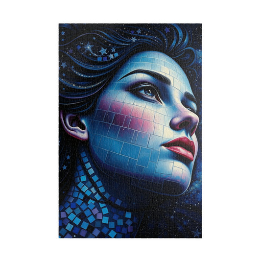 Mystical Woman Mosaic Jigsaw Puzzle, 110-1014 Pieces, Unique Puzzle Artwork, Perfect Gift for Art Lovers, Relaxation, Family Game Night 1014 pcs (Vertical) Puzzle The Puzzle Chest