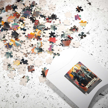 Mystical Chariot Puzzle - Tarot Card Style Jigsaw 110, 252, 520, 1014-piece, Gift, Game Night, Family Fun, Mind Teaser, Collector's Item Puzzle The Puzzle Chest