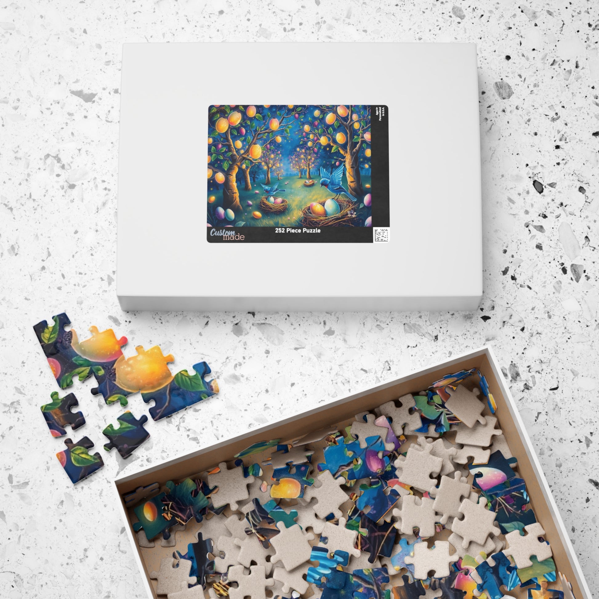 Springtime Nesting Birds Puzzle, Easter Theme Jigsaw Game for Adult Puzzle Lovers, Family Activity, Birthday Holiday Gift for Friends Puzzle The Puzzle Chest