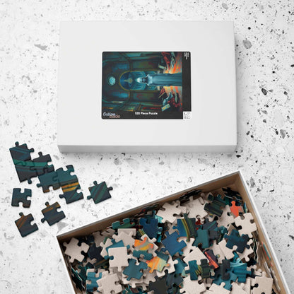 Gothic Puzzle, 110-1014 Piece, Grand Manor in Ruins with Pale Figure, Sorrowful Eyes, Adult Jigsaw Game, Halloween Decor, Haunted Mansion Puzzle The Puzzle Chest