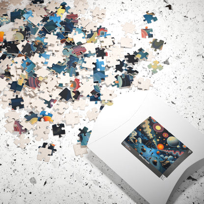Cosmic Adventure Puzzle | Space Art Jigsaw for Adults | Relaxing Activity, Gift for Fantasy Lover Puzzle Enthusiast, Family Fun Puzzle The Puzzle Chest